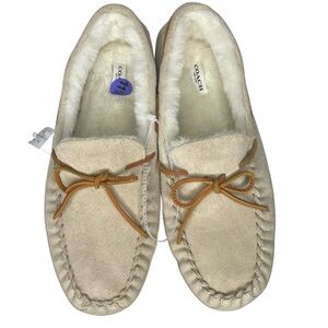 NWOT Coach 11.5 Suede Moccasin Slippers